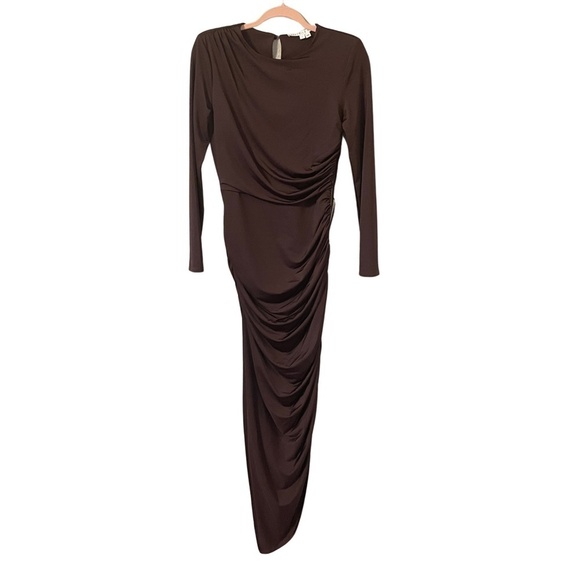 Veronica Beard Tristana Asymmetric Ruched Stretch Jersey Dress Sz. 0 - Picture 11 of 13